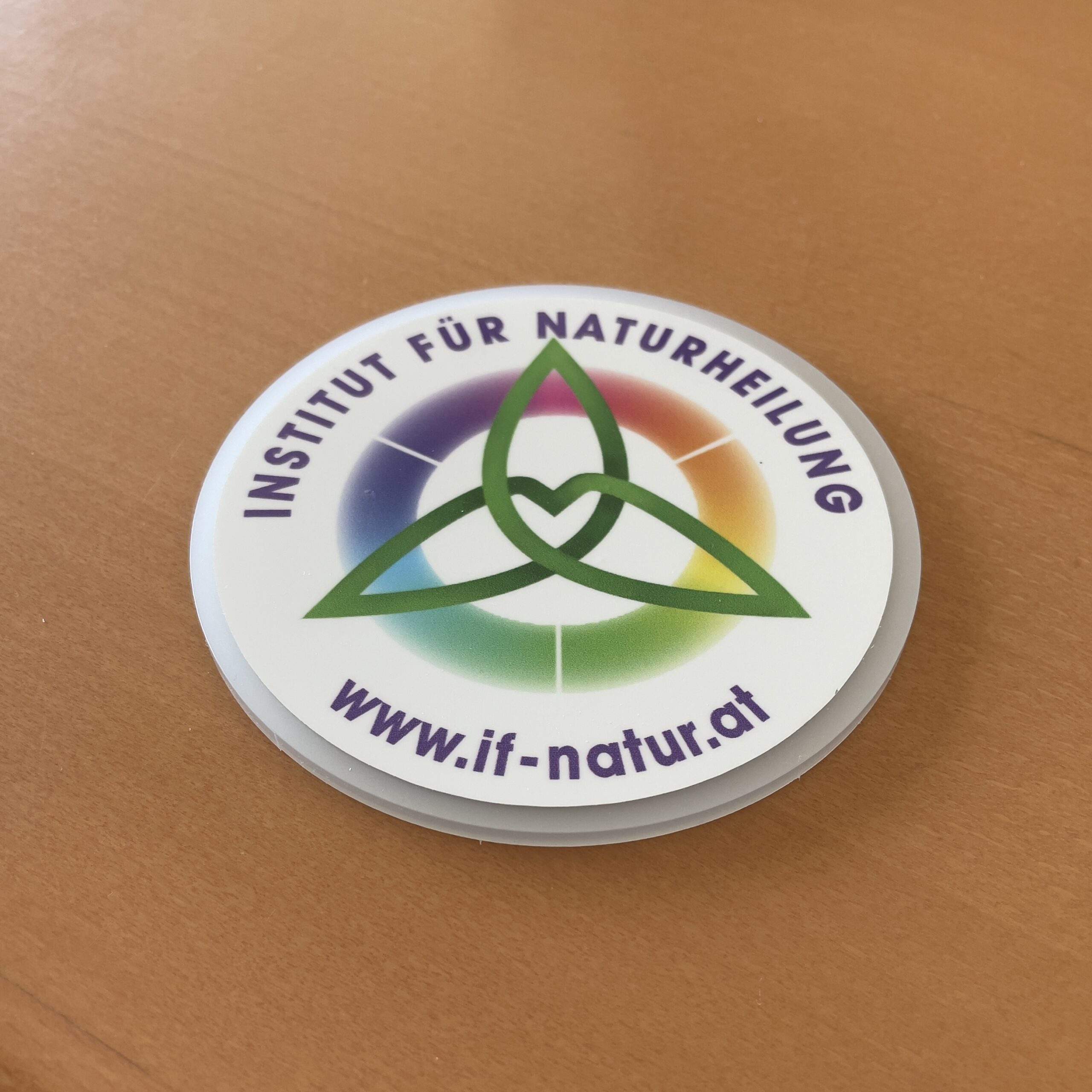 Spektrum-Chip 9 cm auf Trägerscheibe